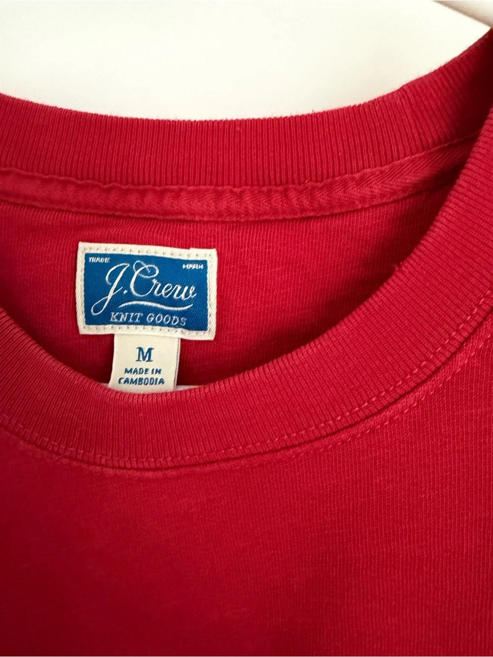 J. Crew Men’s Cotton Sweatshirt - Red